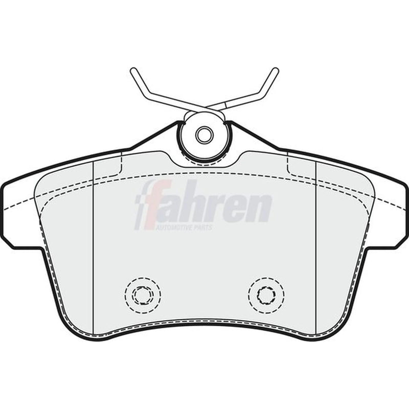 Fahren Rear Brake Pad Set FBP3344