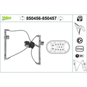 Valeo Electric Window Regulator Lifter Left Front 850456