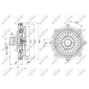 NRF Radiator Fan Clutch 49635