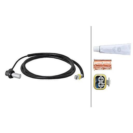Hella ABS Wheel Speed Sensor Front Left 6PU 230 048-491