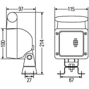 Hella Worklight High 1GA 007 506-021