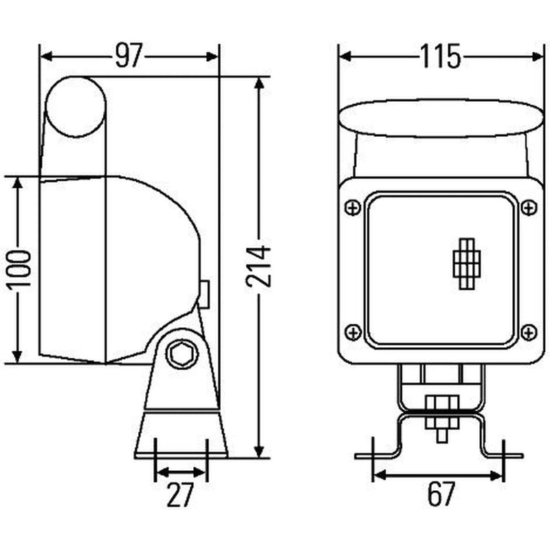 Hella Worklight High 1GA 007 506-021