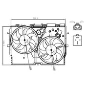 NRF Engine Cooling Fan Front 47866