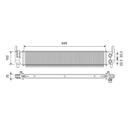 Valeo Engine Radiator 701362