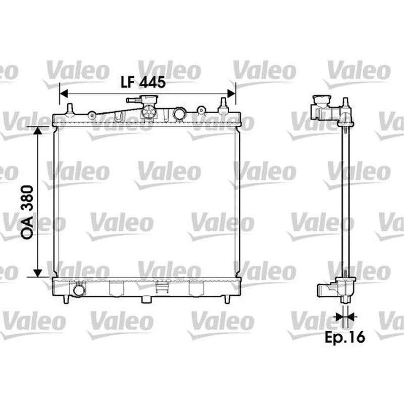 Valeo Engine Radiator 734246
