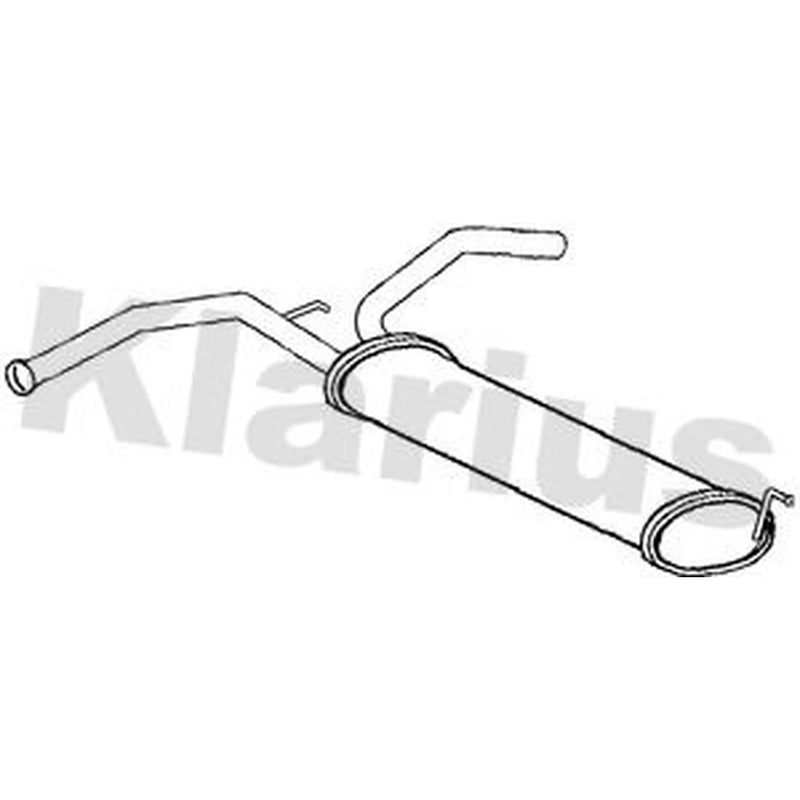 Klarius Box With Tail Pipe Rear CN551G