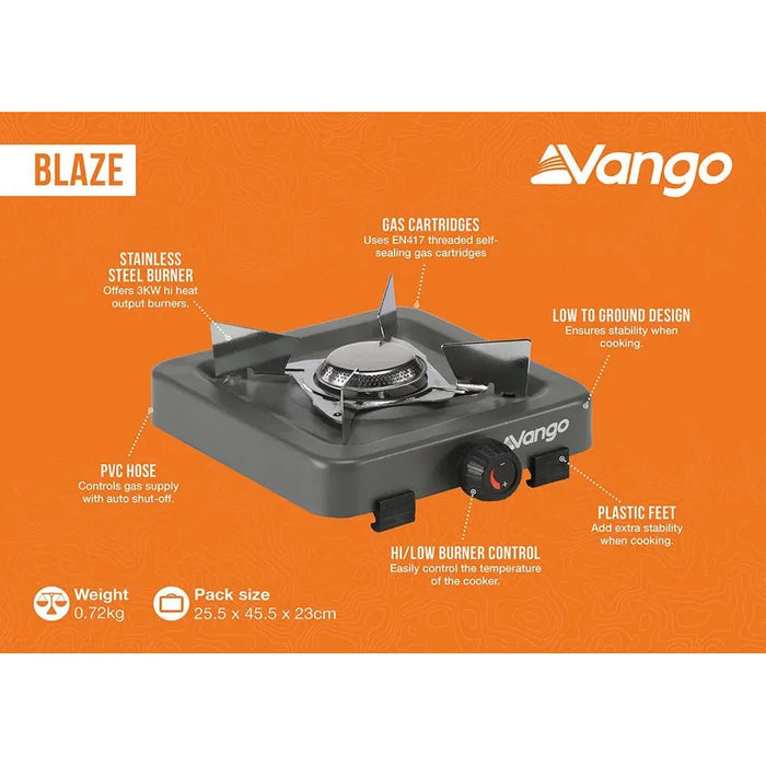 Vango Blaze Grey Camping Stove - Vango - Van Life Living