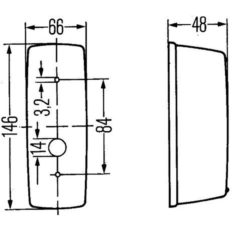 Hella Direction Indicator Light Left Front 2BA 001 277-011
