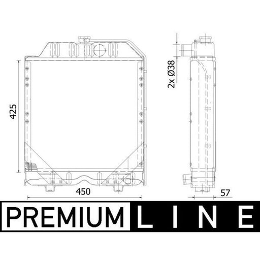 Mahle Engine Radiator CR 2291 000P