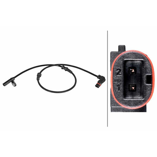 Hella ABS Wheel Speed Sensor Front 6PU 358 216-721