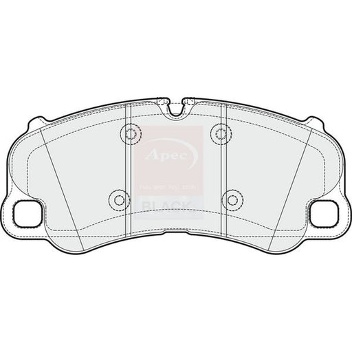 Apec Front Brake Pad Set PAD2019B