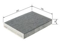 Bosch Cabin Air Filter (Pollen Filter) 1987432538