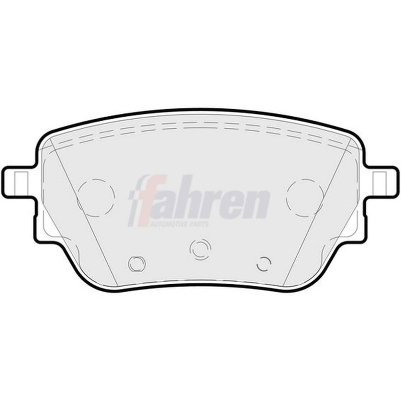 Fahren Rear Brake Pad Set fits Mercedes-Benz A-Class 2018-2020
