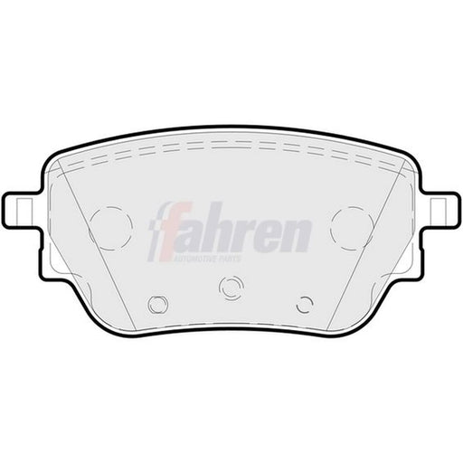 Fahren Rear Brake Pad Set fits Mercedes-Benz A-Class 2018-2020