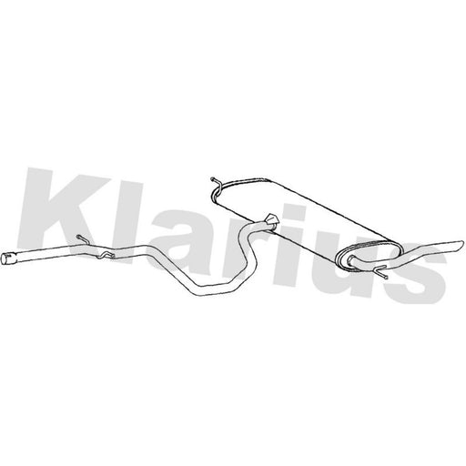 Klarius Box With Tail Pipe Rear SK117Q