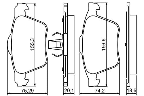 Bosch Brake Pad Set x x 0986494245