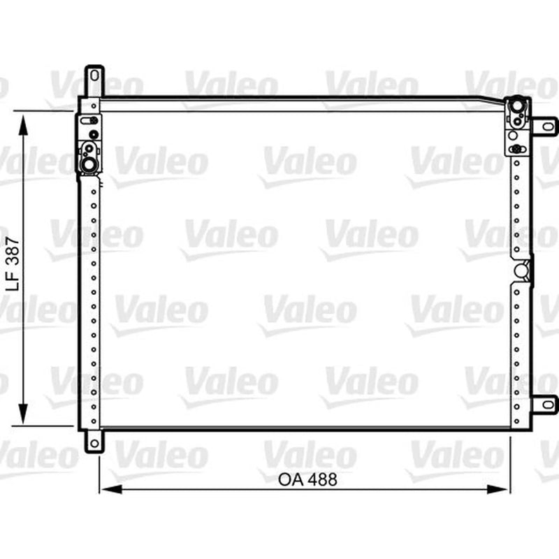Valeo Air Conditioning Condenser 814293