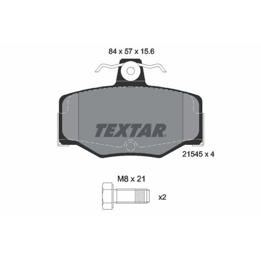 Textar Rear Brake Pad Set 2154501