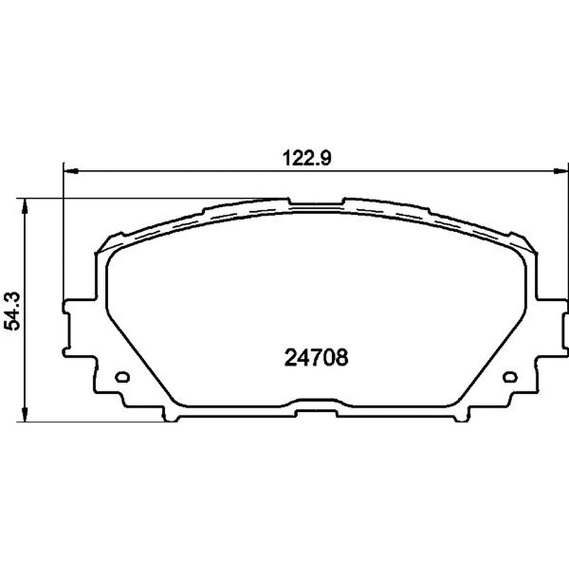 Mintex Front Brake Pad Set MDB2956