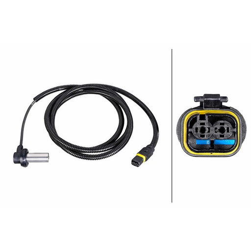 Hella ABS Wheel Speed Sensor Front Right 6PU 230 052-041