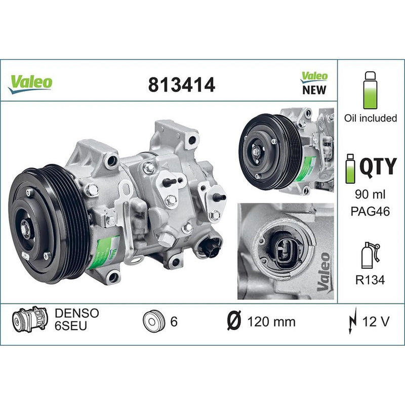 Valeo Air Conditioning Compressor 813414