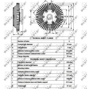 NRF Radiator Fan Clutch 49547