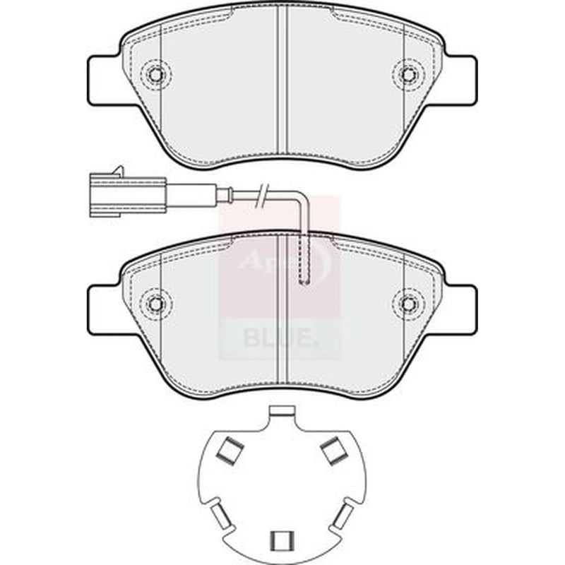 Apec Front Brake Pad Set PD3281