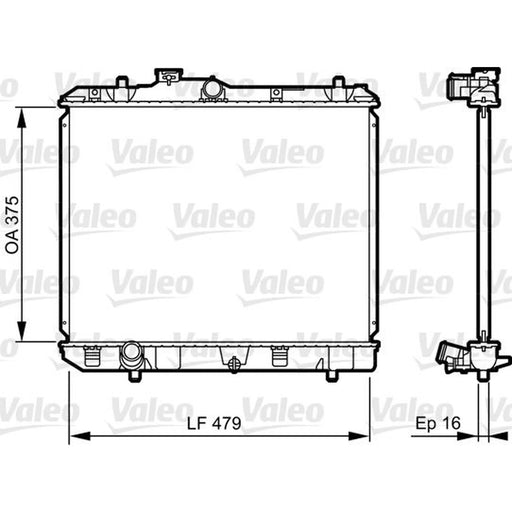 Valeo Engine Radiator 735383