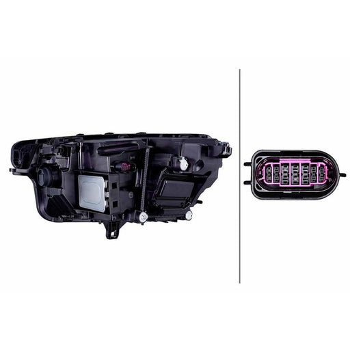Hella Headlight Headlamp LED Right 1LX 016 219-541
