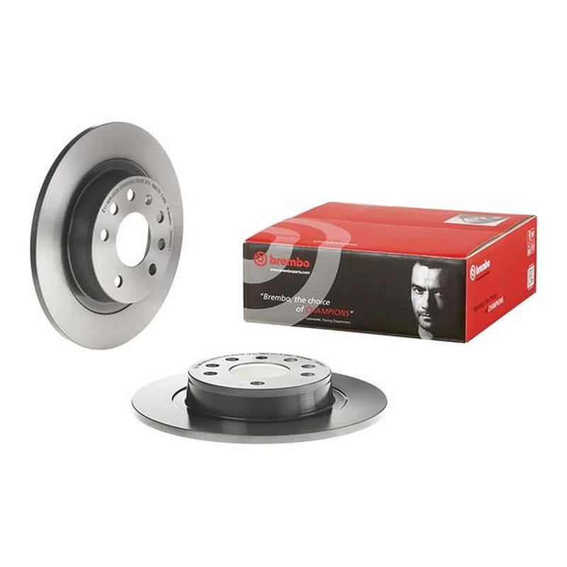 Brembo 2 x Solid Rear Brake Discs 08.D080.11-x2