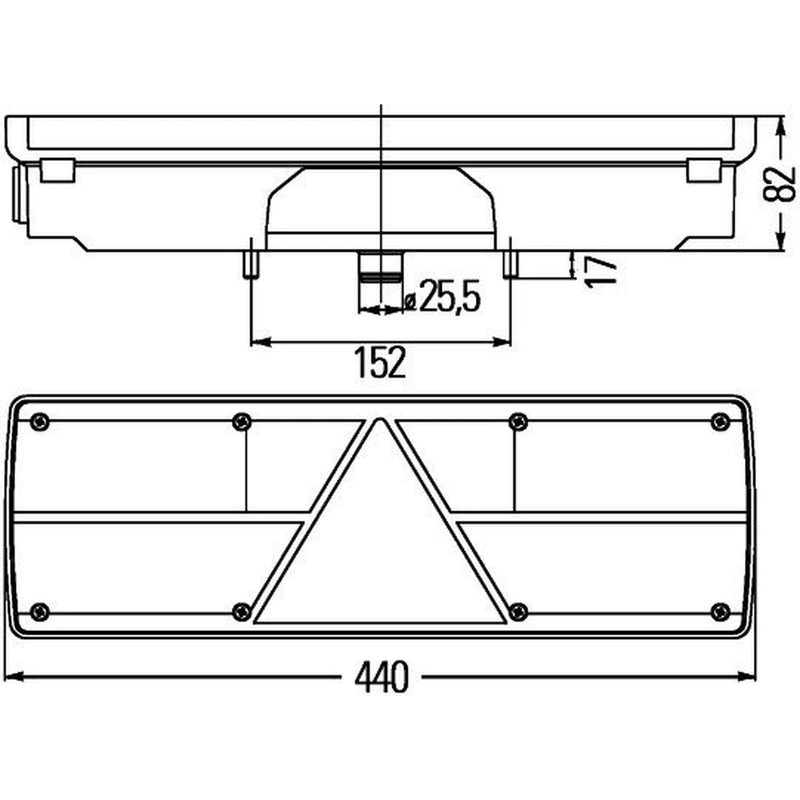 Hella Tail Light / Lamp R10W Left 2VP 340 450-151