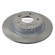 Febi 2 x Solid Rear Brake Discs 108486-x2