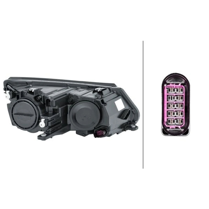 Hella Headlight Headlamp H15 Left 1EL 010 749-211