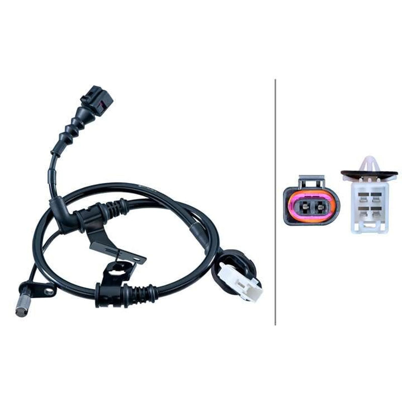 Hella ABS Wheel Speed Sensor Rear Right 6PU 358 268-181