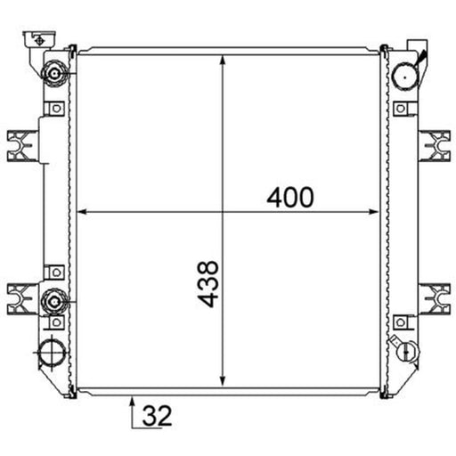 Mahle Engine Radiator CR 870 000S
