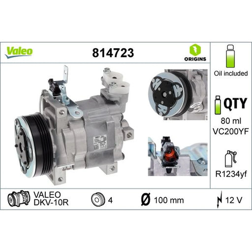 Valeo Air Conditioning Compressor 814723