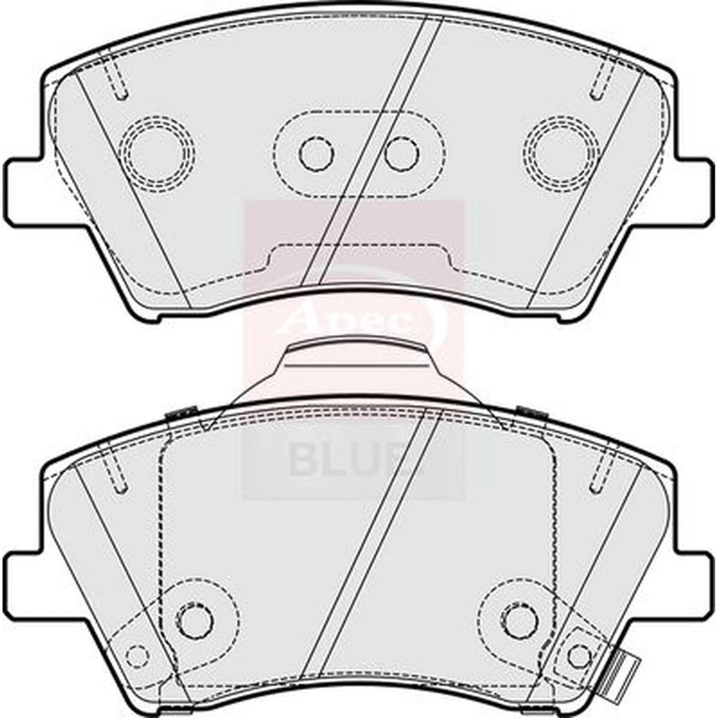 Apec Front Brake Pad Set PD4300