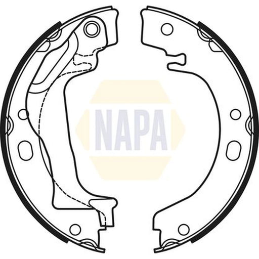 NAPA Parking Brake Shoe Set NBS5032