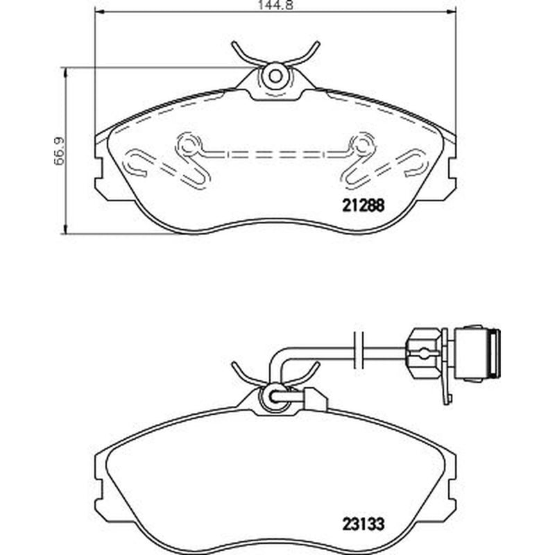 Mintex Front Brake Pad Set MDB1820