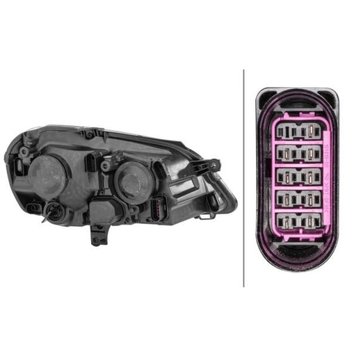 Hella Headlight Headlamp H7/H1 Left 1EE 247 019-211