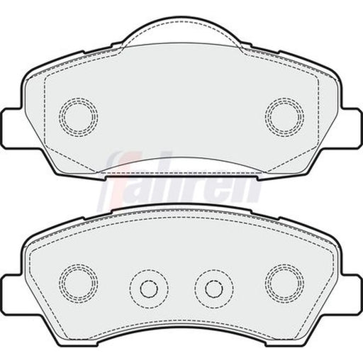 Fahren Front Brake Pad Set FBP3732