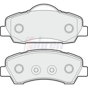 Fahren Front Brake Pad Set fits Citroën C-Elysee 2012-2018 1.2 1.5 1.6
