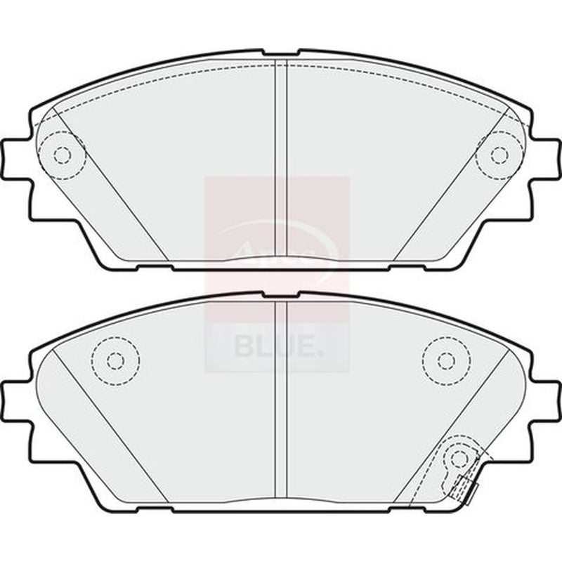 Apec Front Brake Pad Set PD3747