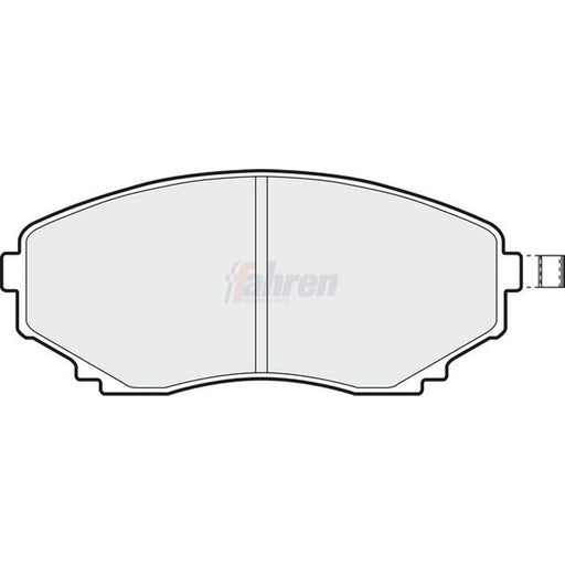 Fahren Front Brake Pad Set fits Ford Asia & Oceania Freda Bus 1995-2002 2.5