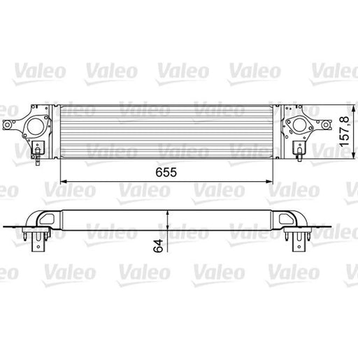 Valeo Intercooler (Charge Air Cooler) 818358
