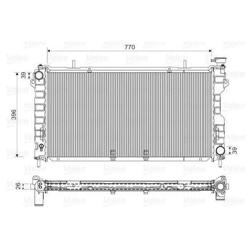 Valeo Engine Radiator 732757