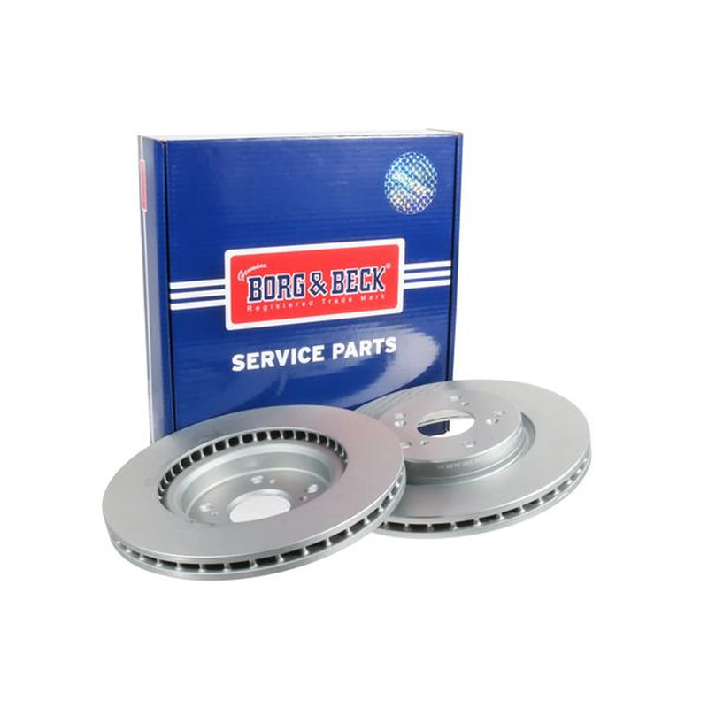 Borg & Beck 2 x Vented Front Brake Discs BBD6367