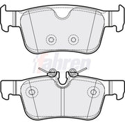 Fahren Rear Brake Pad Set fits Volvo S60 III 2019-2023