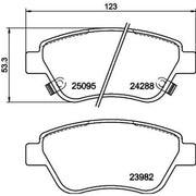 Mintex Front Brake Pad Set MDB3406