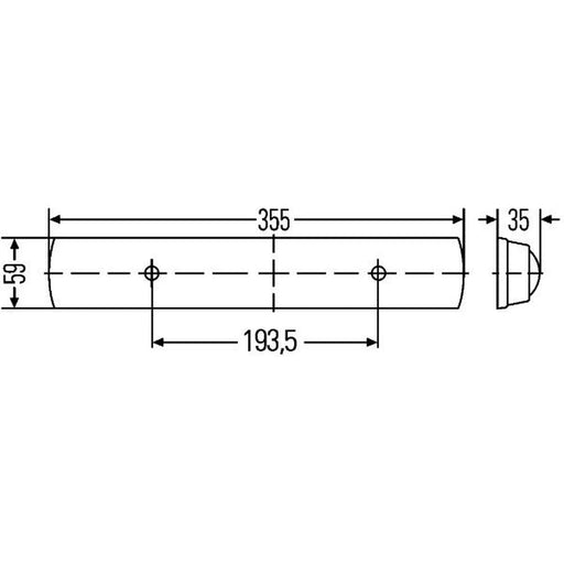 Hella Interior Lamp Md 2JA Interior 2JA 007 373-161 SP1030982 2JA 007 373-161